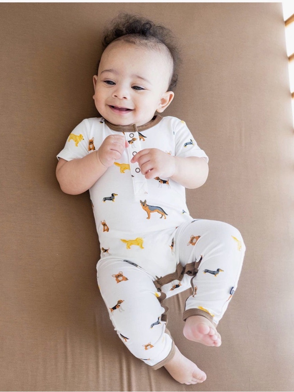 NWOT Kyte Baby One-Piece Dog Romper 18-24